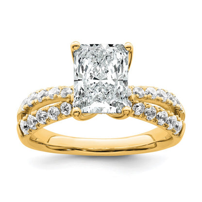 True Origin Lab Grown Diamond VS+ F+ Complete Radiant Engagement Ring