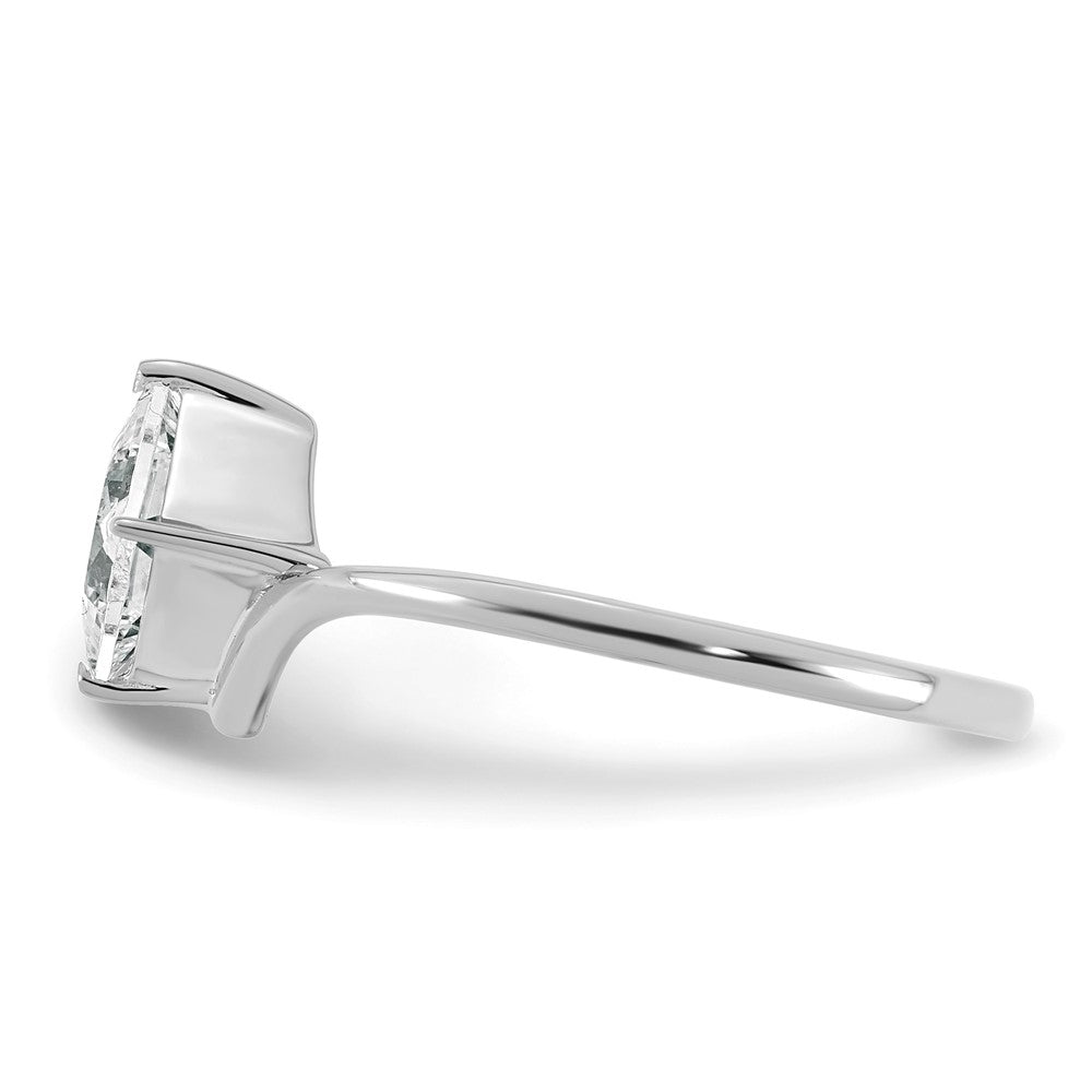 True Origin Lab Grown Diamond VS+ F+ Princess Solitaire Complete Ring