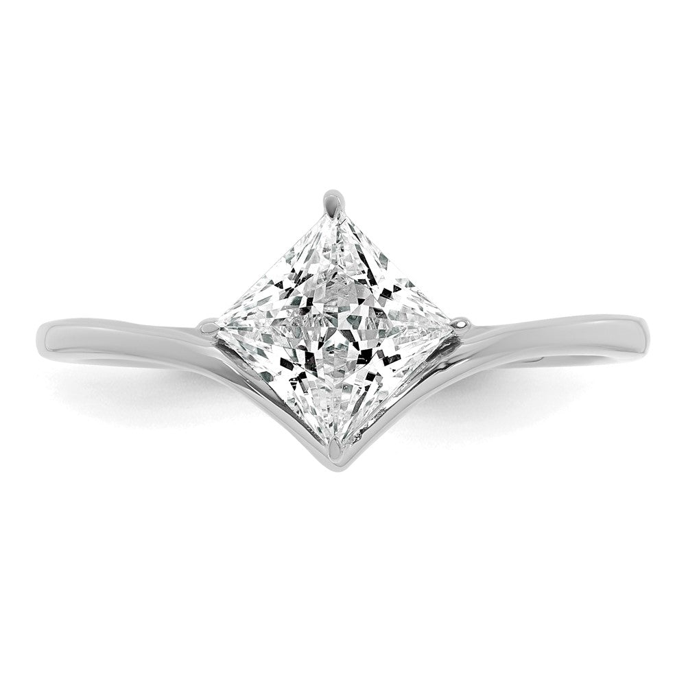 True Origin Lab Grown Diamond VS+ F+ Princess Solitaire Complete Ring