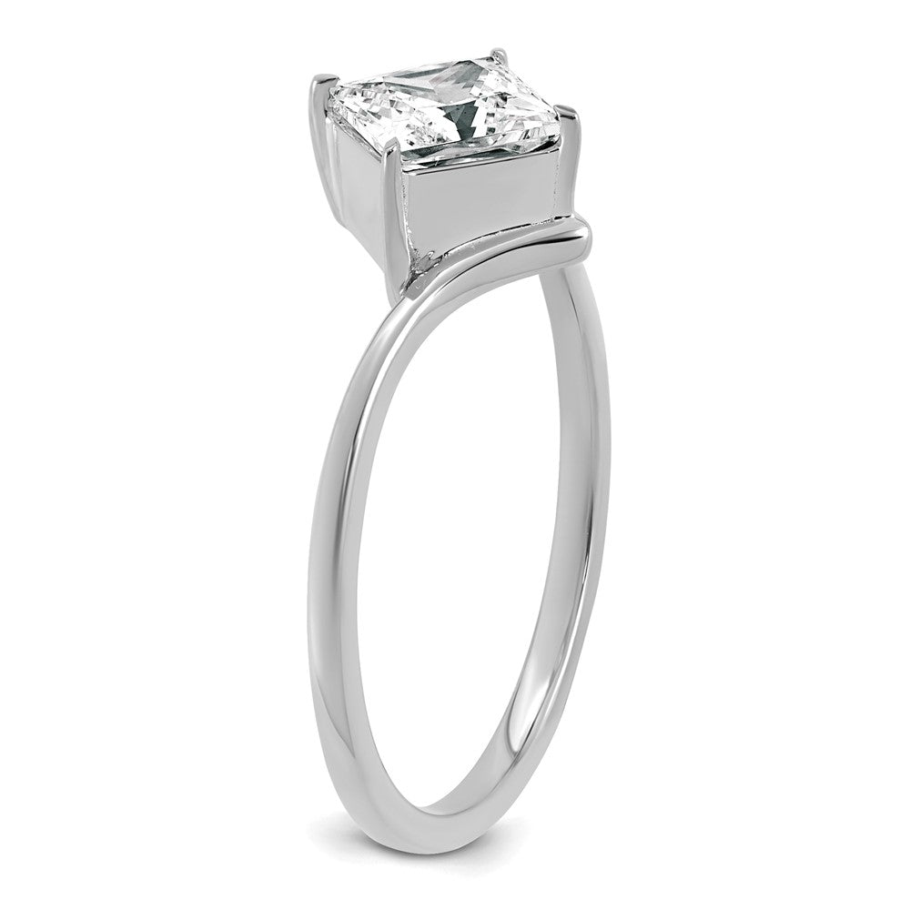 True Origin Lab Grown Diamond VS+ F+ Princess Solitaire Complete Ring