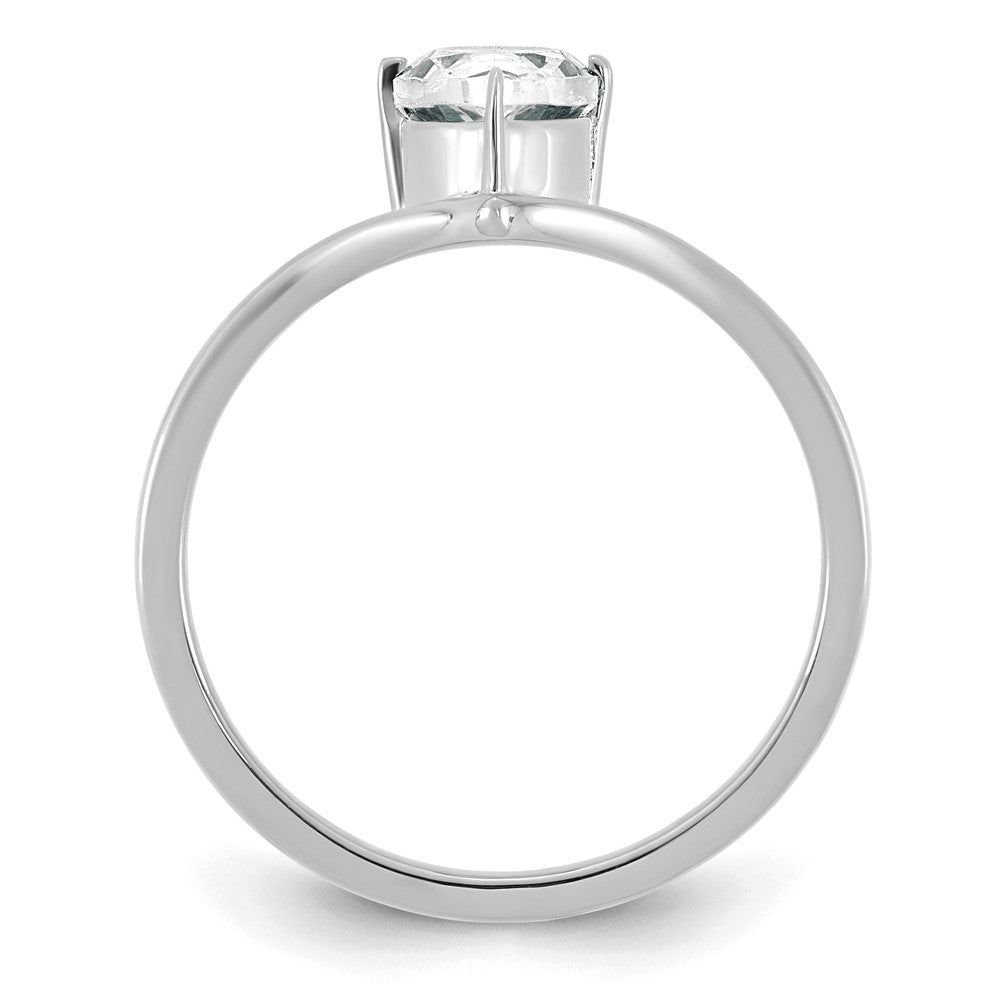 True Origin Lab Grown Diamond VS+ F+ Pear Solitaire Complete Ring