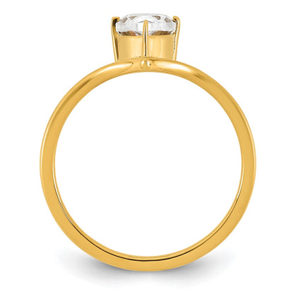 True Origin Lab Grown Diamond VS+ F+ Pear Solitaire Complete Ring