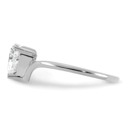 True Origin Lab Grown Diamond VS+ F+ Heart Solitaire Complete Ring
