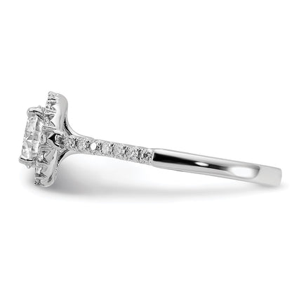 True Origin Lab Grown Diamond VS+ F+ Semi-Mount Round Halo Engagement Ring