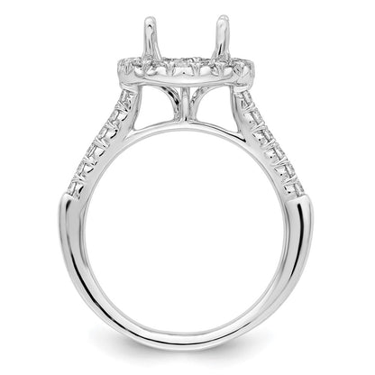 True Origin Lab Grown Diamond VS+ F+ Semi-Mount Round Halo Engagement Ring
