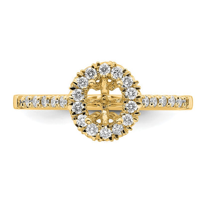 True Origin Lab Grown Diamond VS+ F+ Semi-Mount Oval Halo Engagement Ring