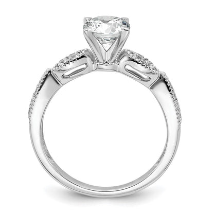 True Origin Lab Grown Diamond VS+ F+ Semi-Mount Round Engagement Ring
