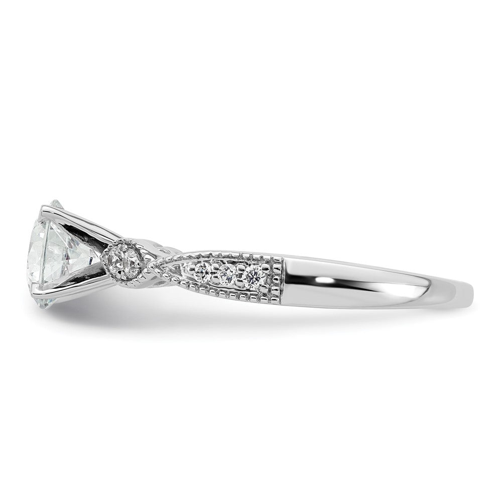True Origin Lab Grown Diamond VS+ F+ Semi-Mount Round Engagement Ring