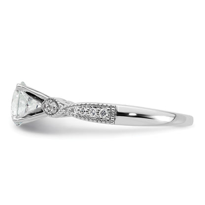 True Origin Lab Grown Diamond VS+ F+ Semi-Mount Round Engagement Ring