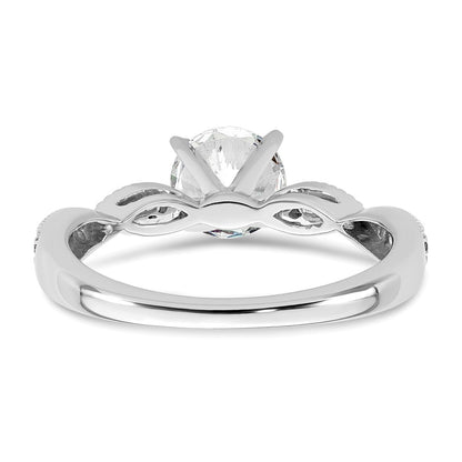 True Origin Lab Grown Diamond VS+ F+ Semi-Mount Round Engagement Ring