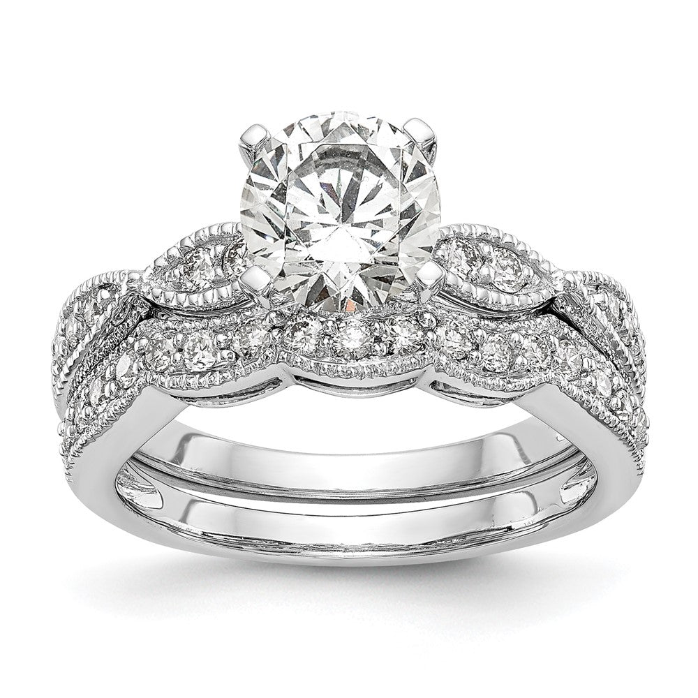 True Origin Lab Grown Diamond VS+ F+ Semi-Mount Round Engagement Ring