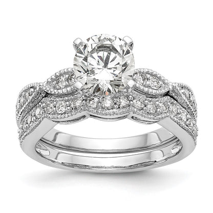 True Origin Lab Grown Diamond VS+ F+ Semi-Mount Round Engagement Ring