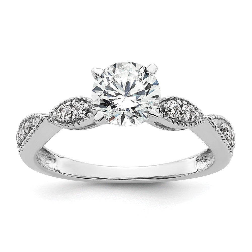 True Origin Lab Grown Diamond VS+ F+ Semi-Mount Round Engagement Ring