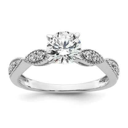 True Origin Lab Grown Diamond VS+ F+ Semi-Mount Round Engagement Ring