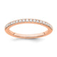 14k Rose Gold / 0.22 ct / 7