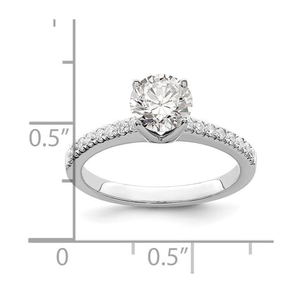 True Origin Lab Grown Diamond VS+ F+ Semi-Mount Round Engagement Ring