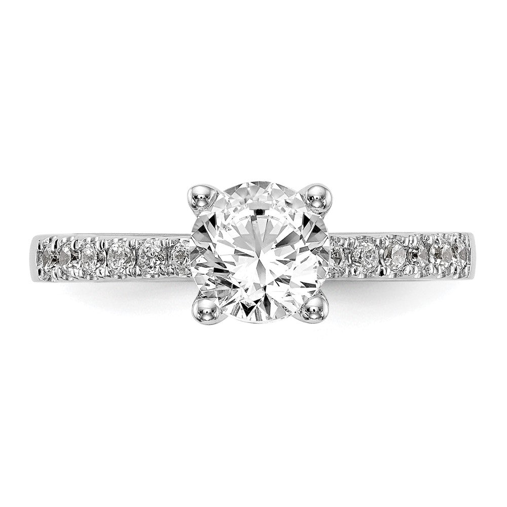 True Origin Lab Grown Diamond VS+ F+ Semi-Mount Round Engagement Ring