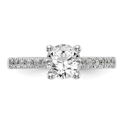 True Origin Lab Grown Diamond VS+ F+ Semi-Mount Round Engagement Ring
