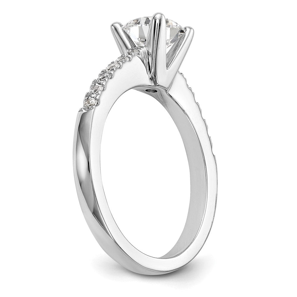 True Origin Lab Grown Diamond VS+ F+ Semi-Mount Round Engagement Ring