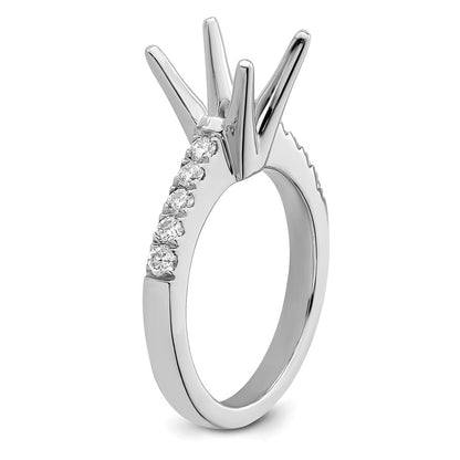 True Origin Lab Grown Diamond VS+ F+ Semi-Mount Round Engagement Ring