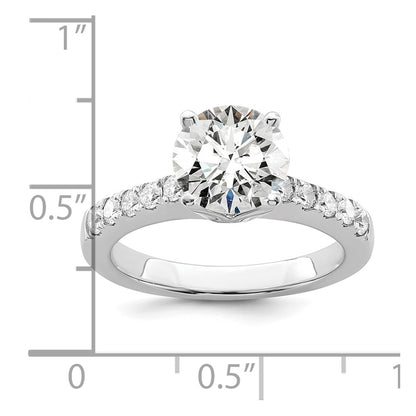 True Origin Lab Grown Diamond VS+ F+ Semi-Mount Round Engagement Ring