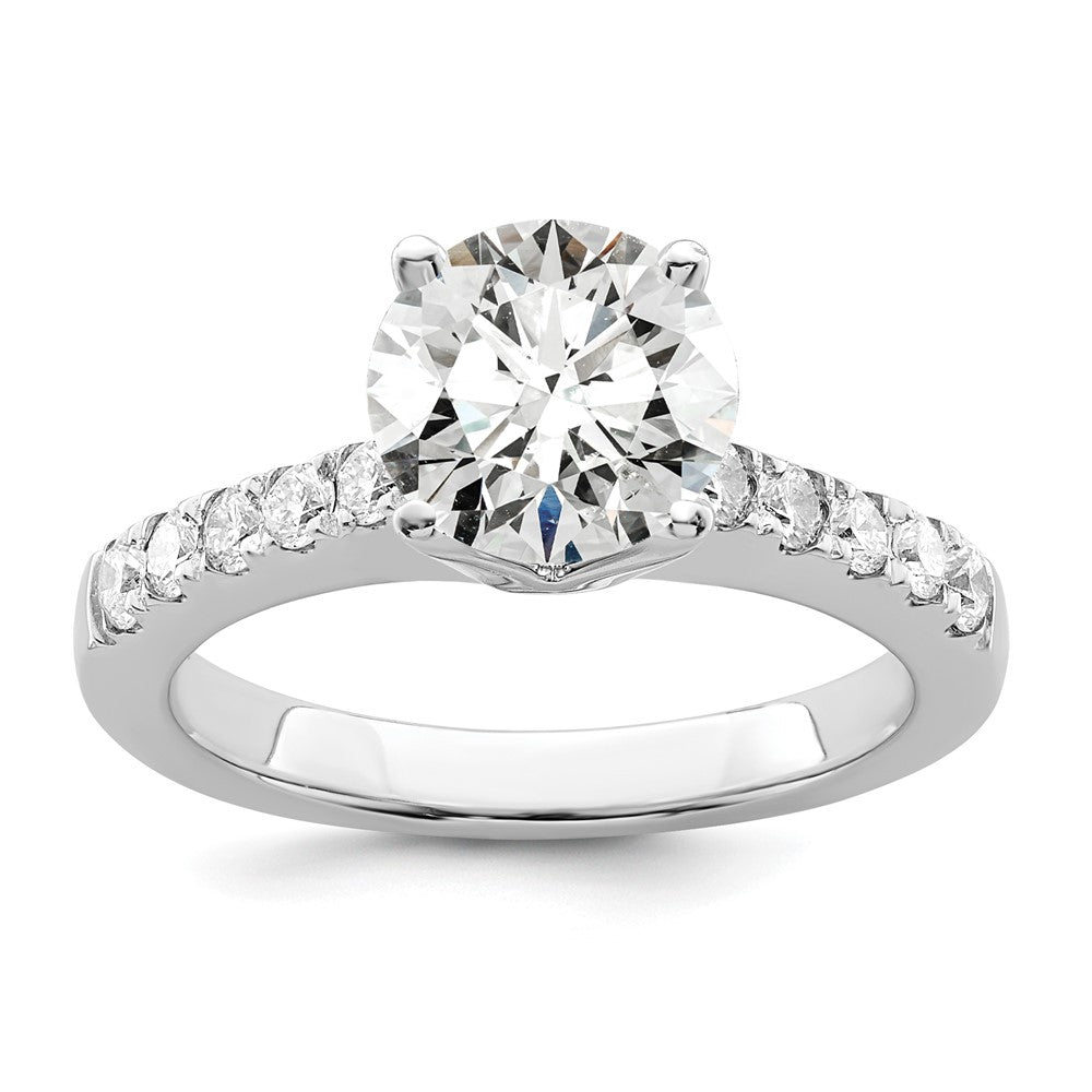 True Origin Lab Grown Diamond VS+ F+ Semi-Mount Round Engagement Ring