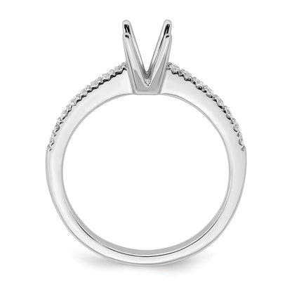 True Origin Lab Grown Diamond VS+ F+ Semi-Mount Oval Engagement Ring