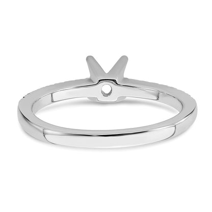 True Origin Lab Grown Diamond VS+ F+ Semi-Mount Oval Engagement Ring