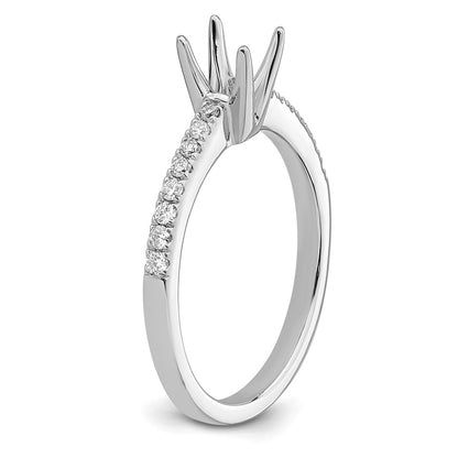 True Origin Lab Grown Diamond VS+ F+ Semi-Mount Oval Engagement Ring