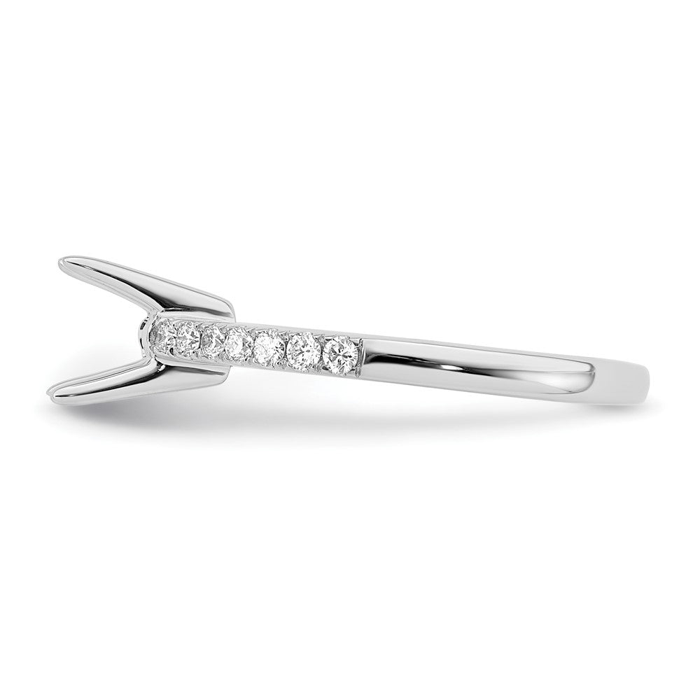 True Origin Lab Grown Diamond VS+ F+ Semi-Mount Oval Engagement Ring