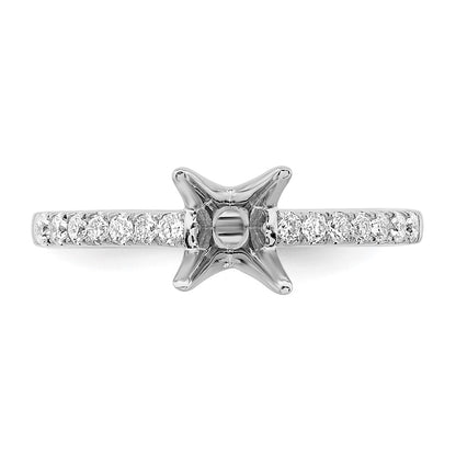 True Origin Lab Grown Diamond VS+ F+ Semi-Mount Oval Engagement Ring