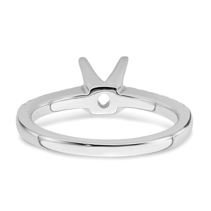 True Origin Lab Grown Diamond VS+ F+ Semi-Mount Oval Engagement Ring
