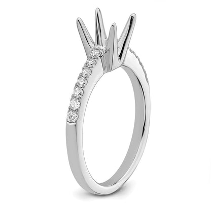 True Origin Lab Grown Diamond VS+ F+ Semi-Mount Oval Engagement Ring