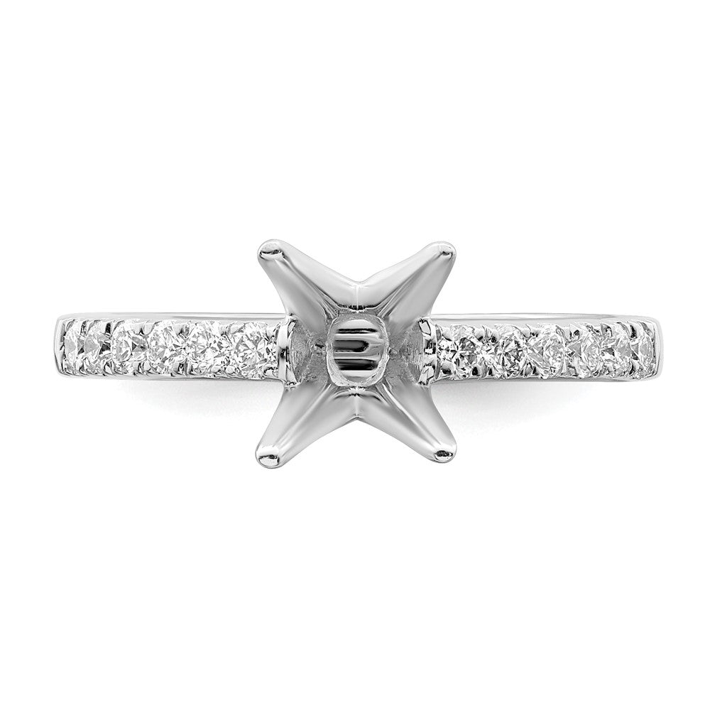 True Origin Lab Grown Diamond VS+ F+ Semi-Mount Oval Engagement Ring