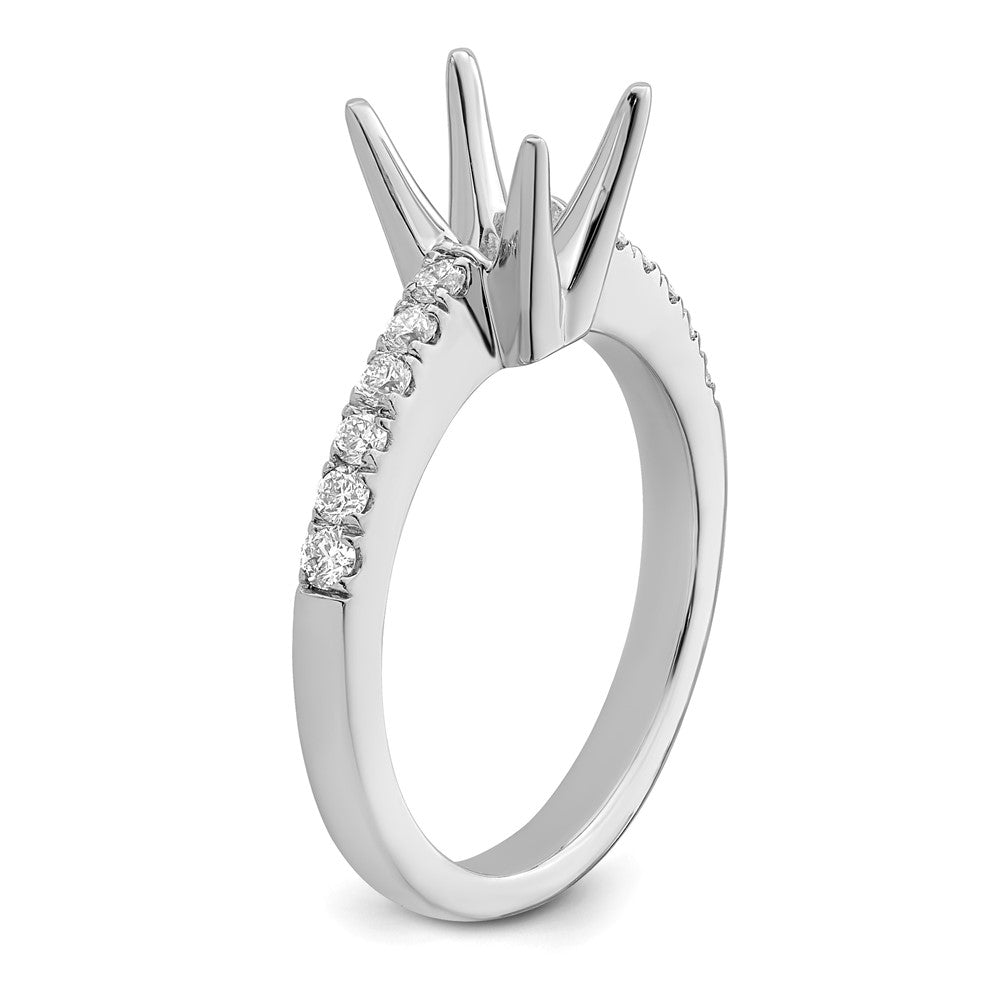 True Origin Lab Grown Diamond VS+ F+ Semi-Mount Oval Engagement Ring