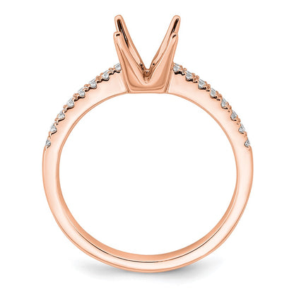 True Origin Lab Grown Diamond VS+ F+ Semi-Mount Princess Engagement Ring