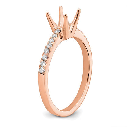 True Origin Lab Grown Diamond VS+ F+ Semi-Mount Princess Engagement Ring