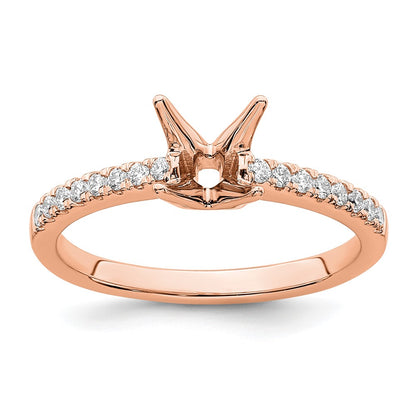 True Origin Lab Grown Diamond VS+ F+ Semi-Mount Princess Engagement Ring