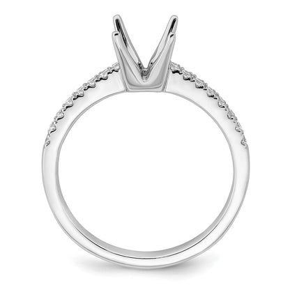 True Origin Lab Grown Diamond VS+ F+ Semi-Mount Princess Engagement Ring