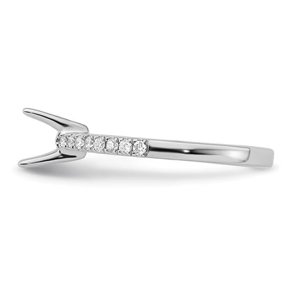 True Origin Lab Grown Diamond VS+ F+ Semi-Mount Princess Engagement Ring