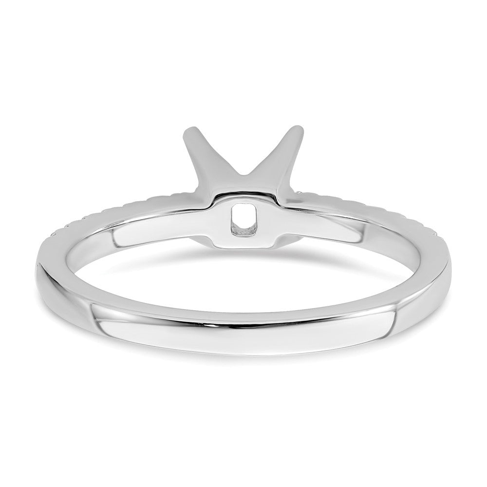 True Origin Lab Grown Diamond VS+ F+ Semi-Mount Princess Engagement Ring