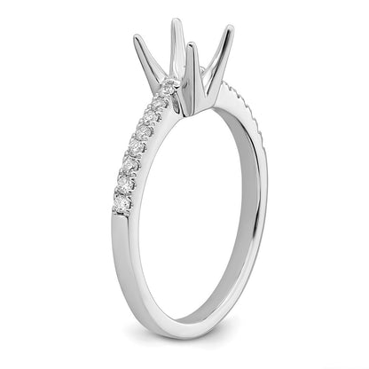 True Origin Lab Grown Diamond VS+ F+ Semi-Mount Princess Engagement Ring