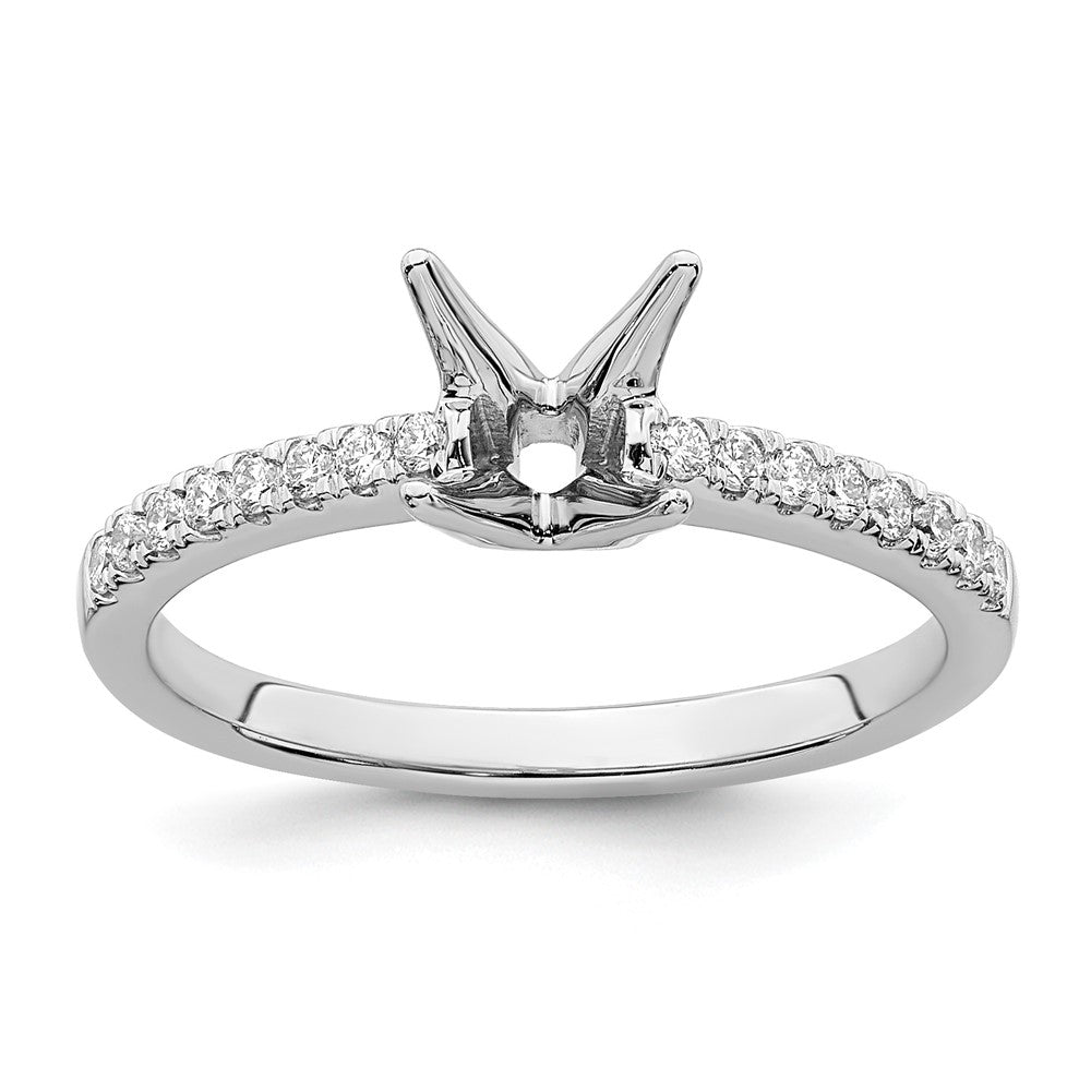 True Origin Lab Grown Diamond VS+ F+ Semi-Mount Princess Engagement Ring