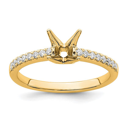 True Origin Lab Grown Diamond VS+ F+ Semi-Mount Princess Engagement Ring