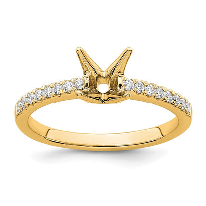 True Origin Lab Grown Diamond VS+ F+ Semi-Mount Princess Engagement Ring