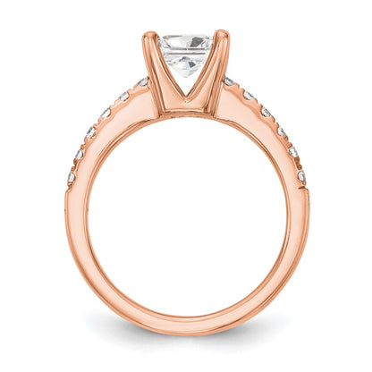 True Origin Lab Grown Diamond VS+ F+ Semi-Mount Princess Engagement Ring