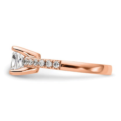 True Origin Lab Grown Diamond VS+ F+ Semi-Mount Princess Engagement Ring
