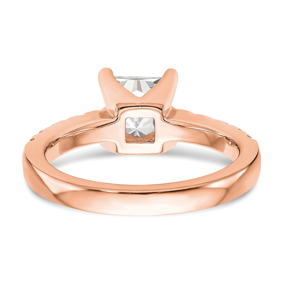 True Origin Lab Grown Diamond VS+ F+ Semi-Mount Princess Engagement Ring