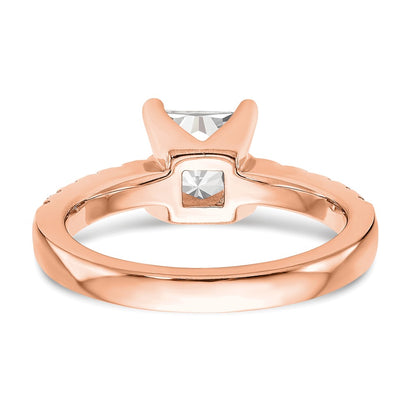 True Origin Lab Grown Diamond VS+ F+ Semi-Mount Princess Engagement Ring