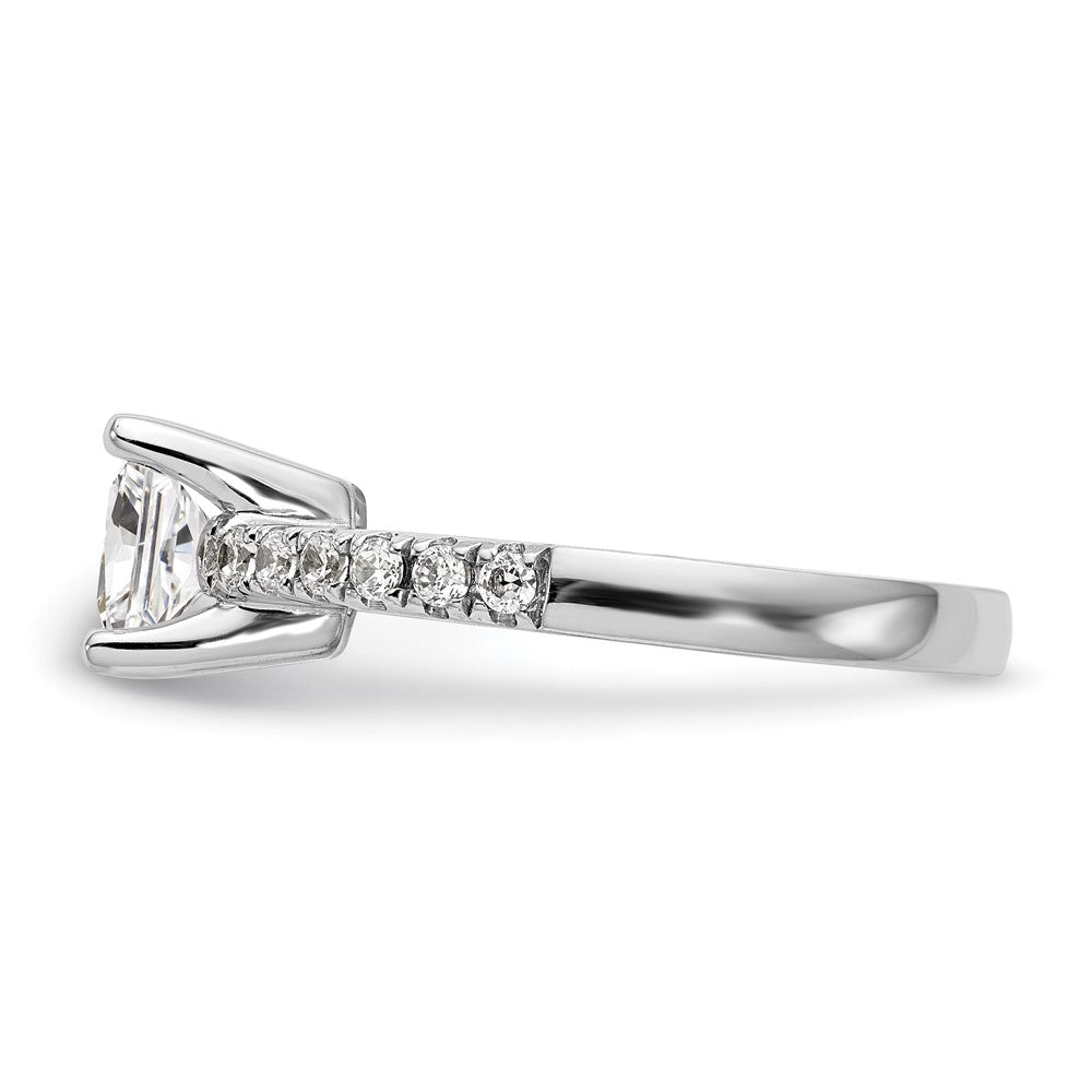 True Origin Lab Grown Diamond VS+ F+ Semi-Mount Princess Engagement Ring